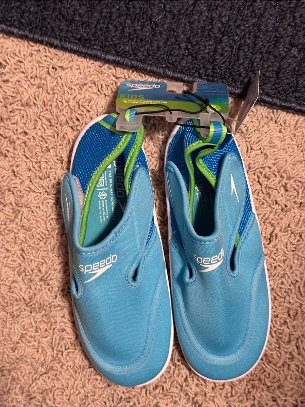 SPEEDO size toddler 11-12 XLARGE Hybrid Water Shoe Pool Mesh Velcro NEW!